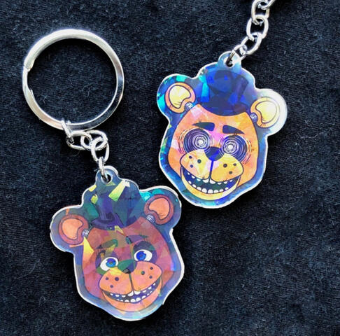 Freddy Fazbear Acrylic Charm