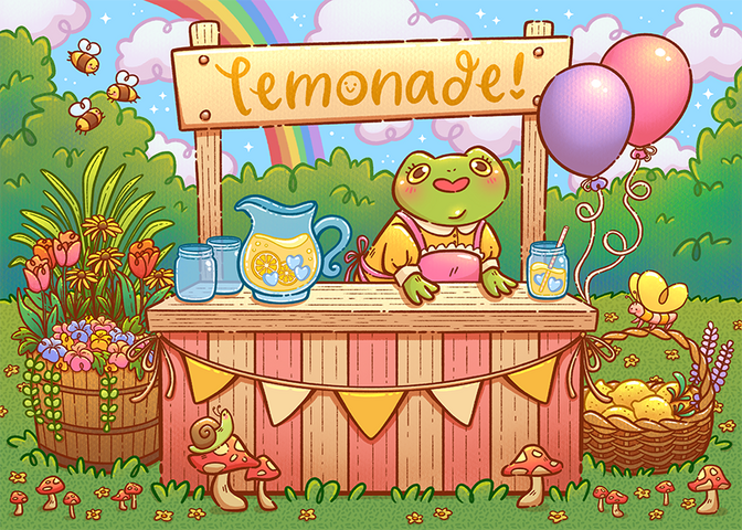 Froggy Lemonade Stand