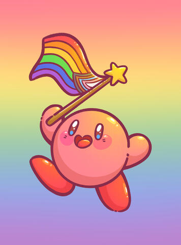 Progress Pride Kirby